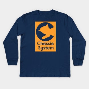 Chessie System Railroad Kids Long Sleeve T-Shirt